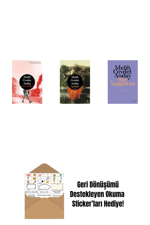 Everest Yayınları Barem Kanunu + Aylaklar (Ciltli) + Şiir Yaşantısı - Şiir Yazıları + Okuma Sticker'Ları