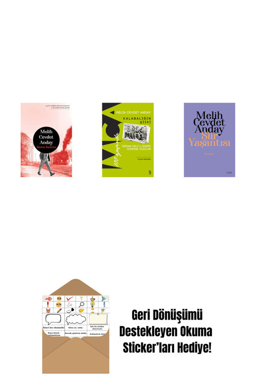 Everest Yayınları Barem Kanunu + Kalabalığın Şiiri + Şiir Yaşantısı - Şiir Yazıları + Okuma Sticker'Ları