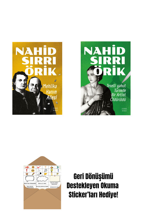 Everest Yayınları Mehlika Hanım Ailesi + Teselli Yahut Turnede Bir Artist Öldürüldü + Okuma Sticker'Ları