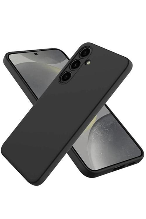 Samsung Galaxy A56 Kılıf First Silikon - Siyah-(5796)