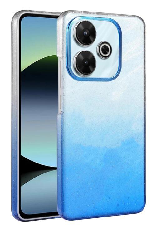 Xiaomi Redmi 13 4G Glossy Kapak - Mavi-(5796)