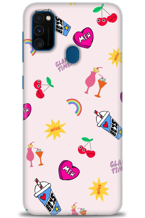 Samsung Galaxy M21 Kılıf HD Baskılı Kılıf - Glam Time