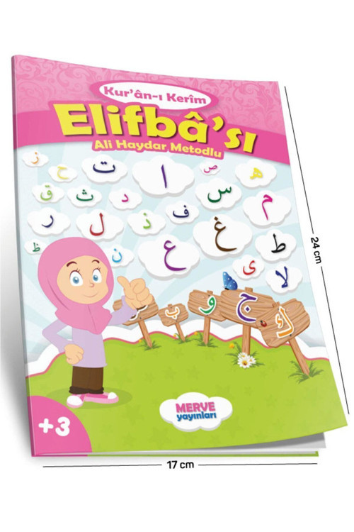 6532 Merve Yayınları Ali Haydar Metodlu Kuranı Kerim Elifbası (Pembe)