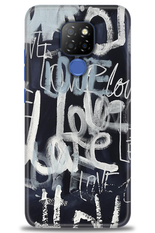 General Mobile GM 20 Kılıf HD Baskılı Kılıf - Gri Love