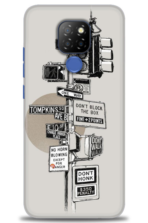 General Mobile GM 20 Kılıf HD Baskılı Kılıf - Tabelalar