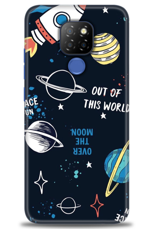 General Mobile GM 20 Kılıf HD Baskılı Kılıf - Space Fun