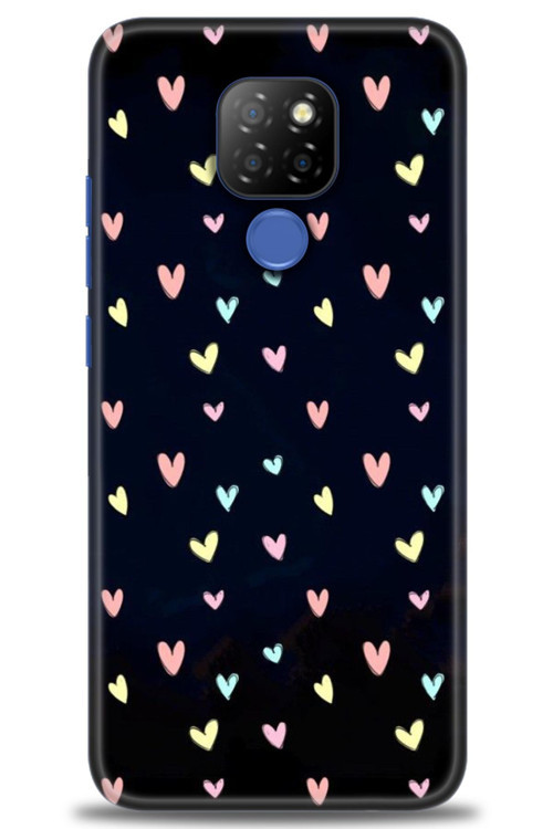 General Mobile GM 20 Kılıf HD Baskılı Kılıf - Mini Mini Kalpler