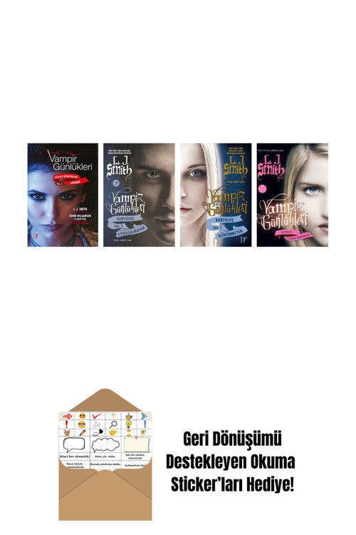 Artemis Yayınları L. J. Smith 4 Kitap Set + Okuma Sticker'Ları