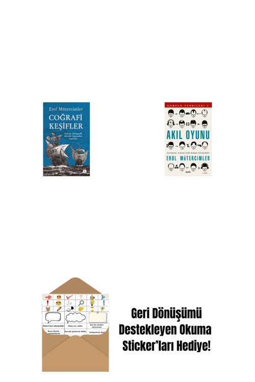 Alfa Yayıncılık Coğrafi Keşifler + Akıl Oyunu + Okuma Sticker'Ları