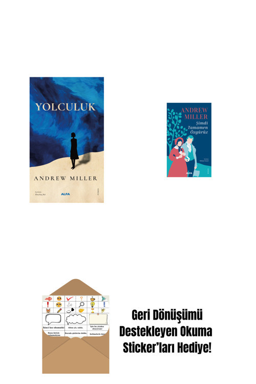 Alfa Yayıncılık Yolculuk + Şimdi Tamamen Özgürüz + Okuma Sticker'Ları