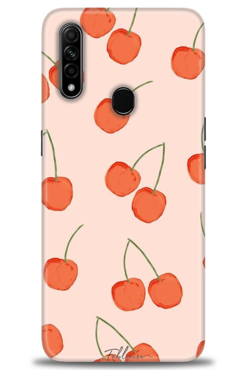 Oppo A31 Kılıf HD Baskılı Kılıf - Büyük Kirazlar