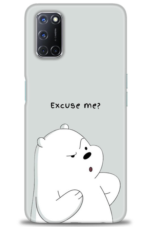 Oppo A52 Kılıf HD Baskılı Kılıf - Excuse Me