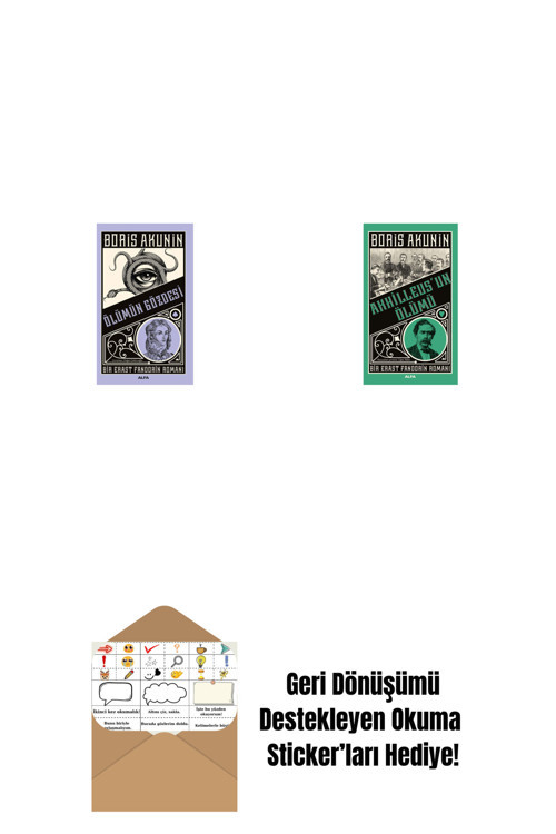 Alfa Yayıncılık Ölümün Gözdesi + Ahhilleus’Un Ölümü + Okuma Sticker'Ları