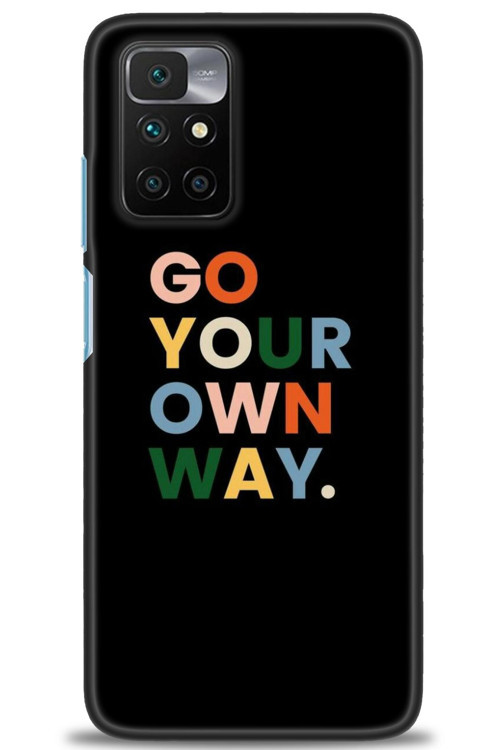 Xiaomi Redmi 10 Kılıf HD Baskılı Kılıf - Go Your