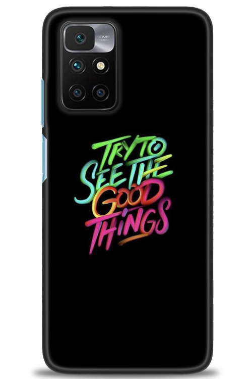 Xiaomi Redmi 10 Kılıf HD Baskılı Kılıf - Good Things