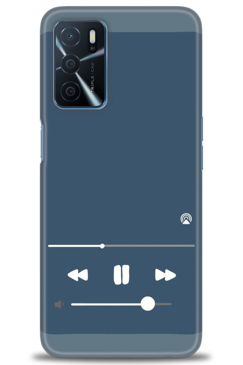Oppo A16 Kılıf HD Baskılı Kılıf - Müzik Çalar