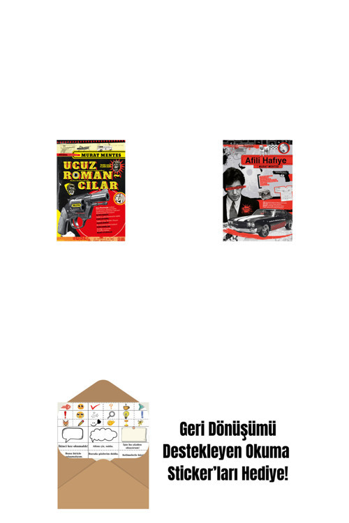 Alfa Yayıncılık Ucuz Romancılar + Afili Hafiye + Okuma Sticker'Ları