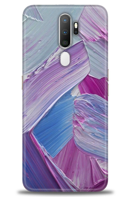 Oppo A5 2020 Kılıf HD Baskılı Kılıf - Purple