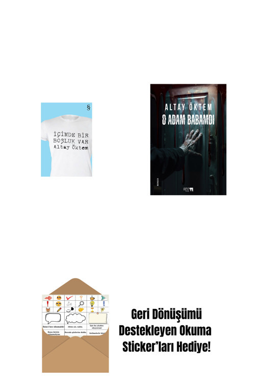 Everest Yayınları İçimde Bir Boşluk Var + O Adam Babamdı + Okuma Sticker'Ları