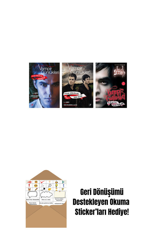 Artemis Yayınları L. J. Smith 3 Kitap Set + Okuma Sticker'Ları
