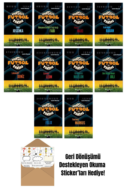 Epsilon Yayınevi Joachim Masannek 10 Kitap Seti + Okuma Sticker'Ları