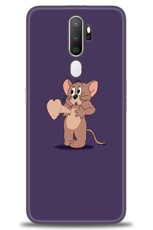 Oppo A5 2020 Kılıf HD Baskılı Kılıf - Aşık Jerry