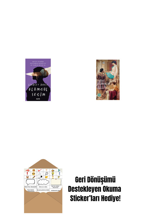 Alfa Yayıncılık Ölümcül Seçim + Evdeki Düşmanlar + Okuma Sticker'Ları
