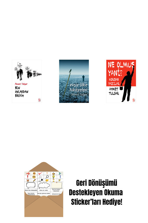 Everest Yayınları Ben Onlardan Biriyim + Evsiz Ülke Hikâyeleri + Ne Olmuş Yani? + Okuma Sticker'Ları