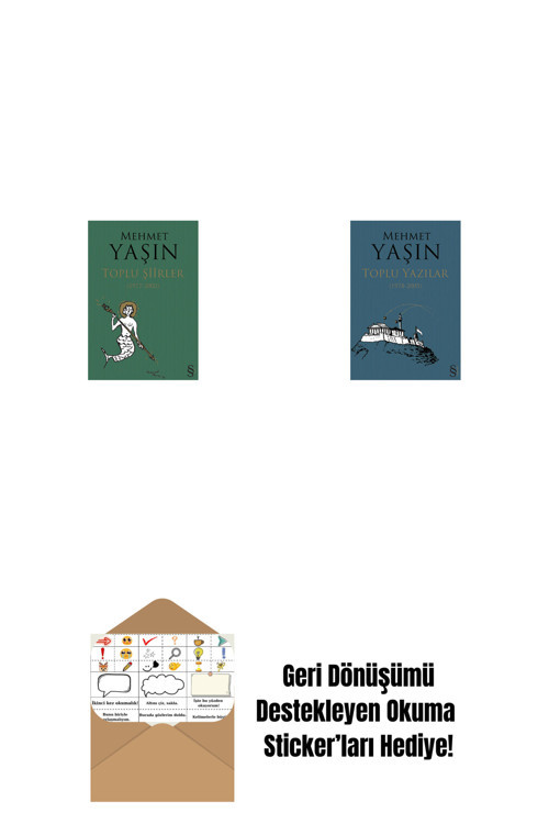 Everest Yayınları Toplu Şiirler + Toplu Yazılar + Okuma Sticker'Ları