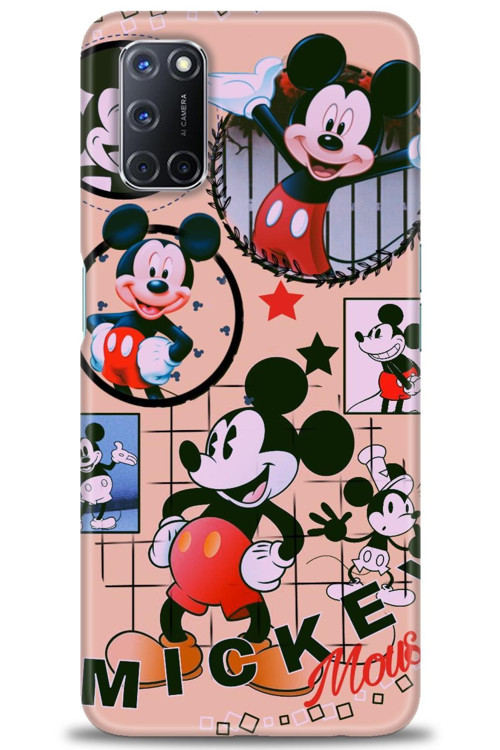 Oppo A52 Kılıf HD Baskılı Kılıf - Mickey Mouse