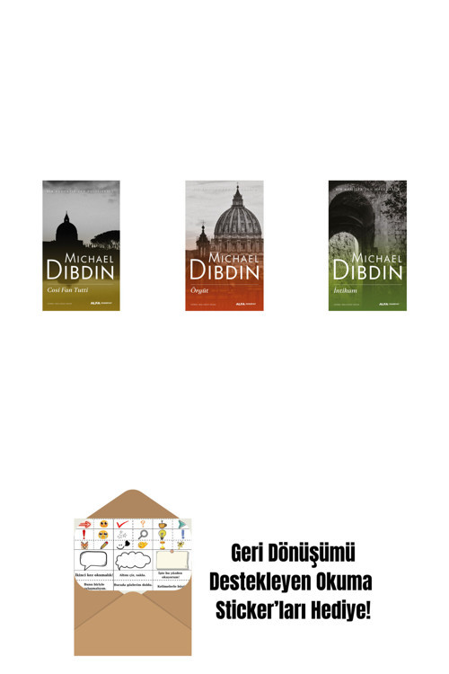 Alfa Yayıncılık Cosi Fan Tutti + Örgüt + İntikam + Okuma Sticker'Ları