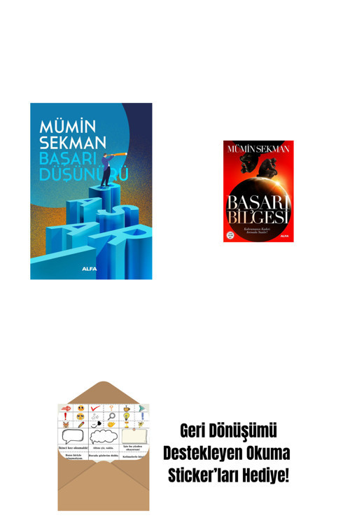 Alfa Yayıncılık Başarı Düşünürü + Başarı Bilgesi + Okuma Sticker'Ları