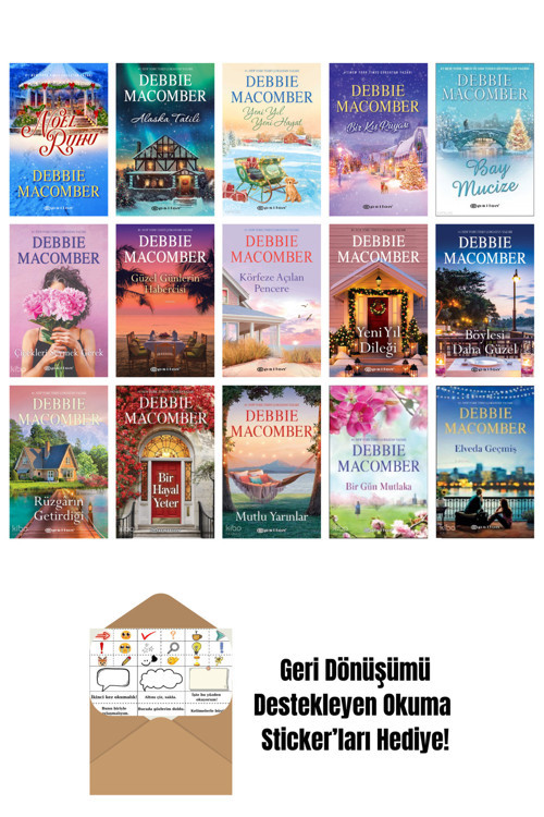 Epsilon Yayınevi Debbie Macomber 15 Kitap Seti + Okuma Sticker'Ları