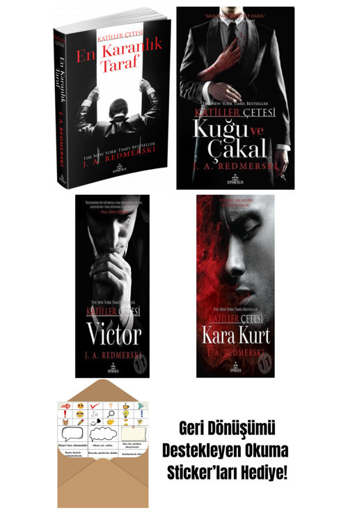 Ephesus Yayınları J. A. Redmerski 4 Kitap Seti + Okuma Sticker'Ları