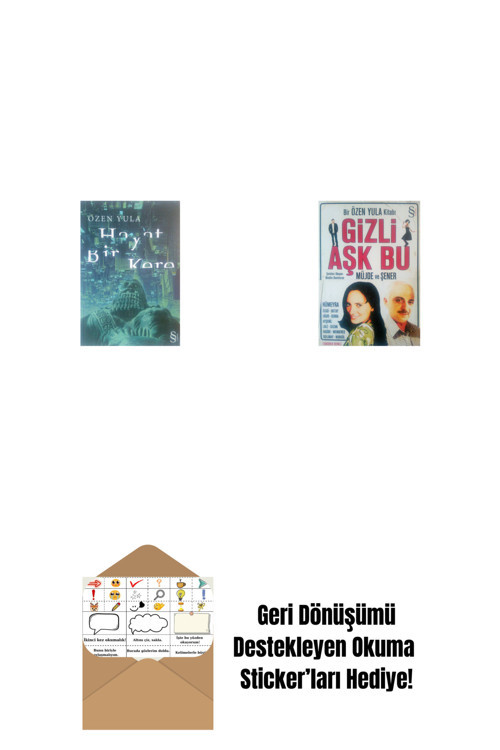 Everest Yayınları Hayat Bir Kere + Gizli Aşk Bu + Okuma Sticker'Ları
