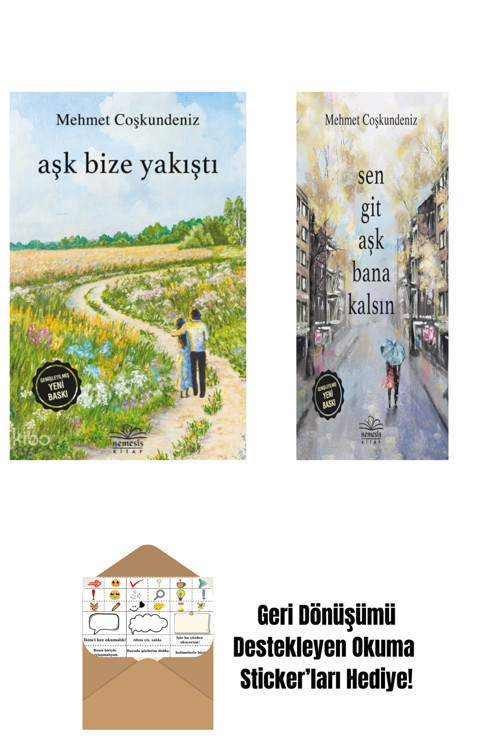 Epsilon Yayınevi Mehmet Coşkundeniz 2 Kitap Seti + Okuma Sticker'Ları