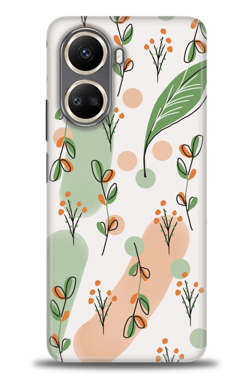 Huawei Nova 10 SE Kılıf HD Baskılı Kılıf - Flower Pattern