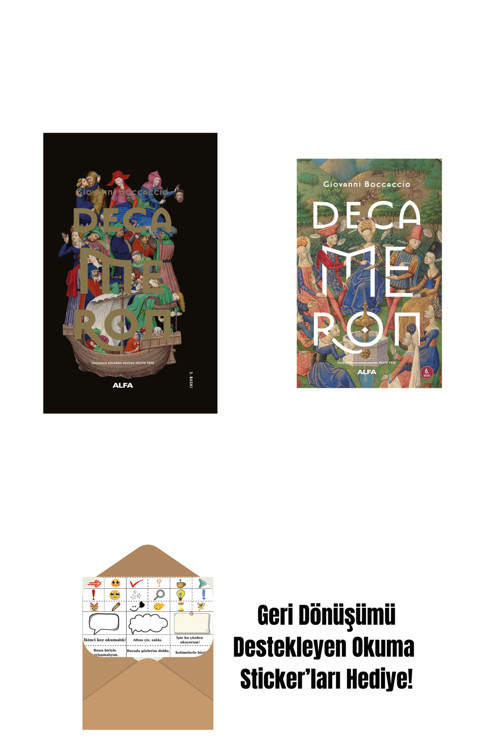 Alfa Yayıncılık Decameron (Ciltli) + Decameron + Okuma Sticker'Ları