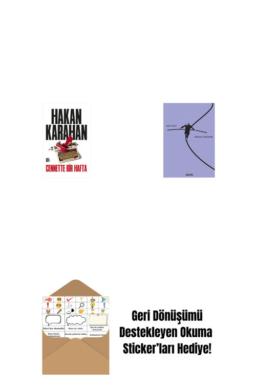 Alfa Yayıncılık Cennette Bir Hafta + Ama Öyle! + Okuma Sticker'Ları