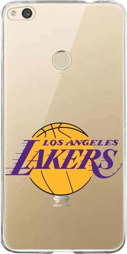 Huawei Gr3 2017 Uyumlu Kapak La Lakers Tasarımlı Şeffaf Silikon Kılıf