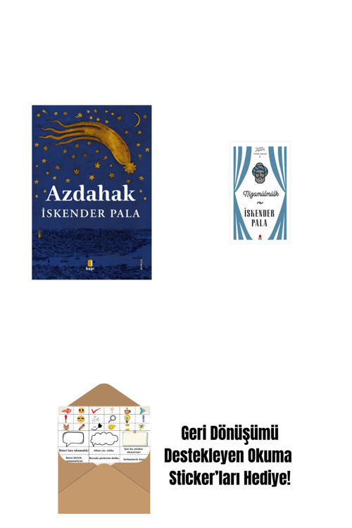 Alfa Yayıncılık Azdahak + Nizamülmülk (Ciltli) + Okuma Sticker'Ları