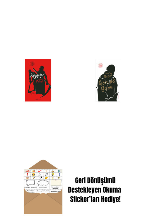 Alfa Yayıncılık Köylüler (Ciltli) + Goriot Baba + Okuma Sticker'Ları