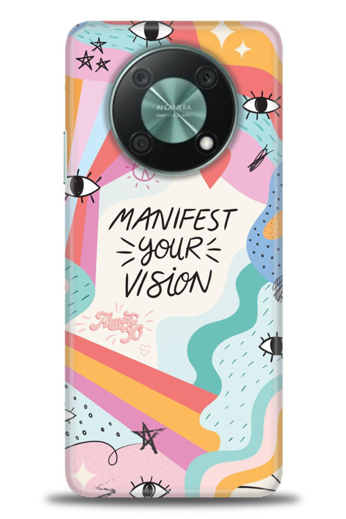 Huawei Nova Y90 Kılıf HD Baskılı Kılıf - Manifest Your Vision