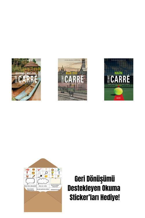 Alfa Yayıncılık Gizemli Melodi + Rus Evi + Hain + Okuma Sticker'Ları