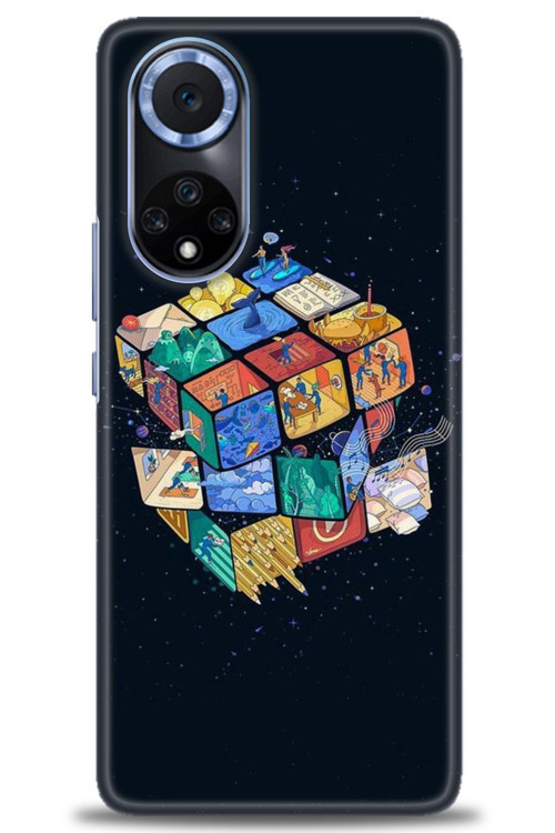 Huawei Nova 9 Kılıf HD Baskılı Kılıf - Küplerdeki İnsanlar