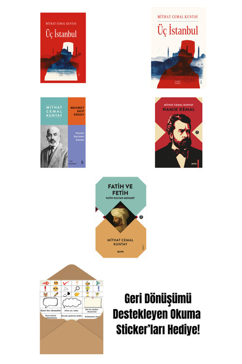 Alfa Yayıncılık Mithat Cemal Kuntay 5 Kitap Set + Okuma Sticker'Ları