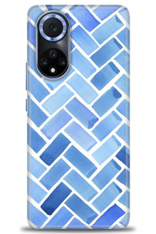 Huawei Nova 9 Kılıf HD Baskılı Kılıf - Mavi