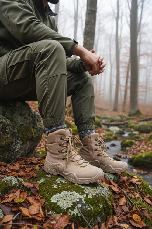 RANGER Tactical Askeri Fermuarlı ve Bağcıklı Postal Çöl Botu