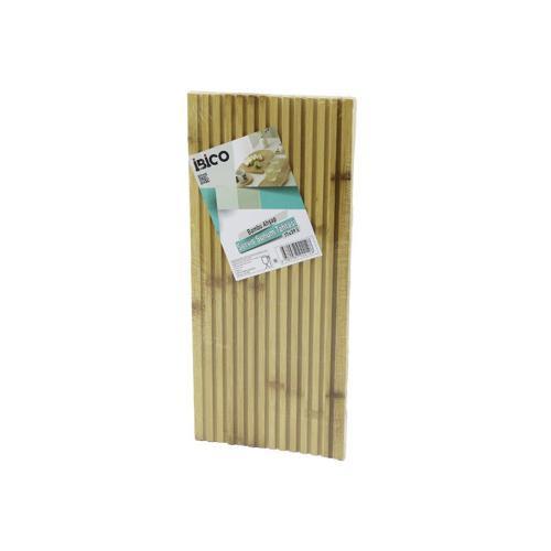 D.GEN  DÜZ KANALLI  ÇİFT TARAF=DÜZ - KANALLI AHŞAP BAMBU SERVİS SUNUM TAHTASI  17 X 39 X 1.5CM (4490)