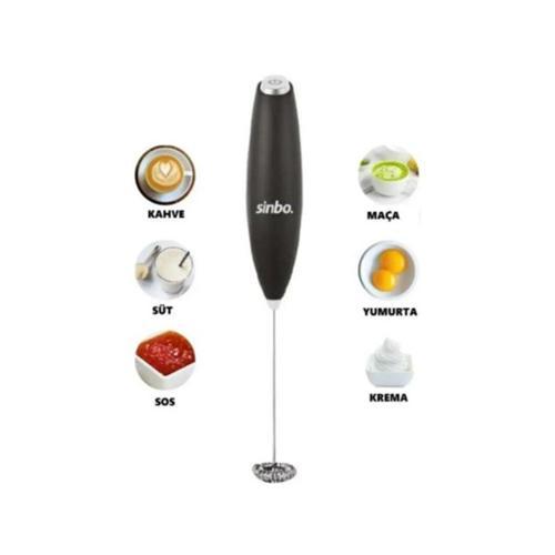 PİLLİ SÜT KÖPÜRTÜCÜ - KARIŞTIRICI MİNİ MİKSER SÜT - KAHVE - SOS - YUMURTA STO-6723 (4490)